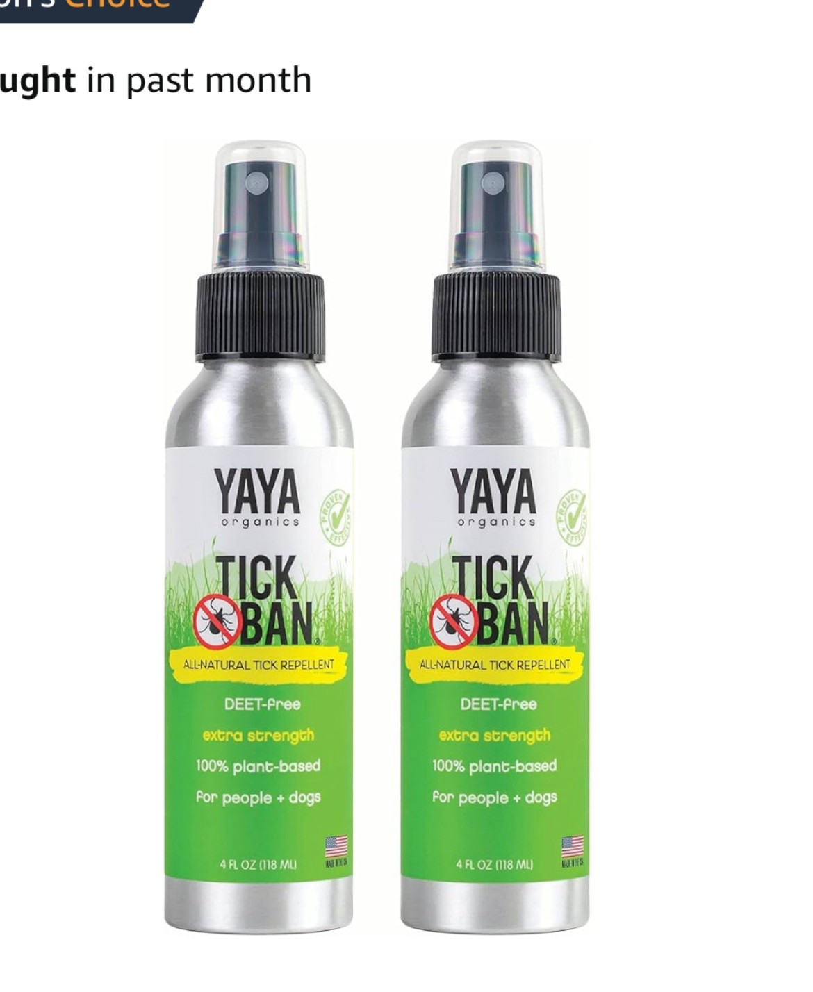 The tick repellent we’ve found that is working for us and our inside dog here at the farm! 