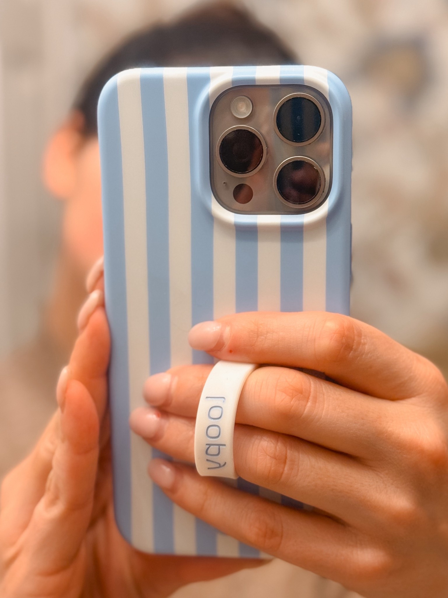 My go-to everyday phone case 🤍📱 This blue & white striped Loopy case is not only cute (hello coastal / grandmillennial vibes 💙) but also SO functional. The built-in loop makes it easy to hold your phone one-handed (perfect for busy moms, errands, and content days 🙃) and helps prevent drops 🙌🏼

I’ve been using this nonstop — it’s lightweight, protective, and honestly makes your phone feel more secure + aesthetic at the same time.

If you’re looking for a cute iPhone case with grip, this one is it ✨

Shop my Loopy case in my LTK — linked here! #loopyphonecase #phonecase

#LTKSeasonal