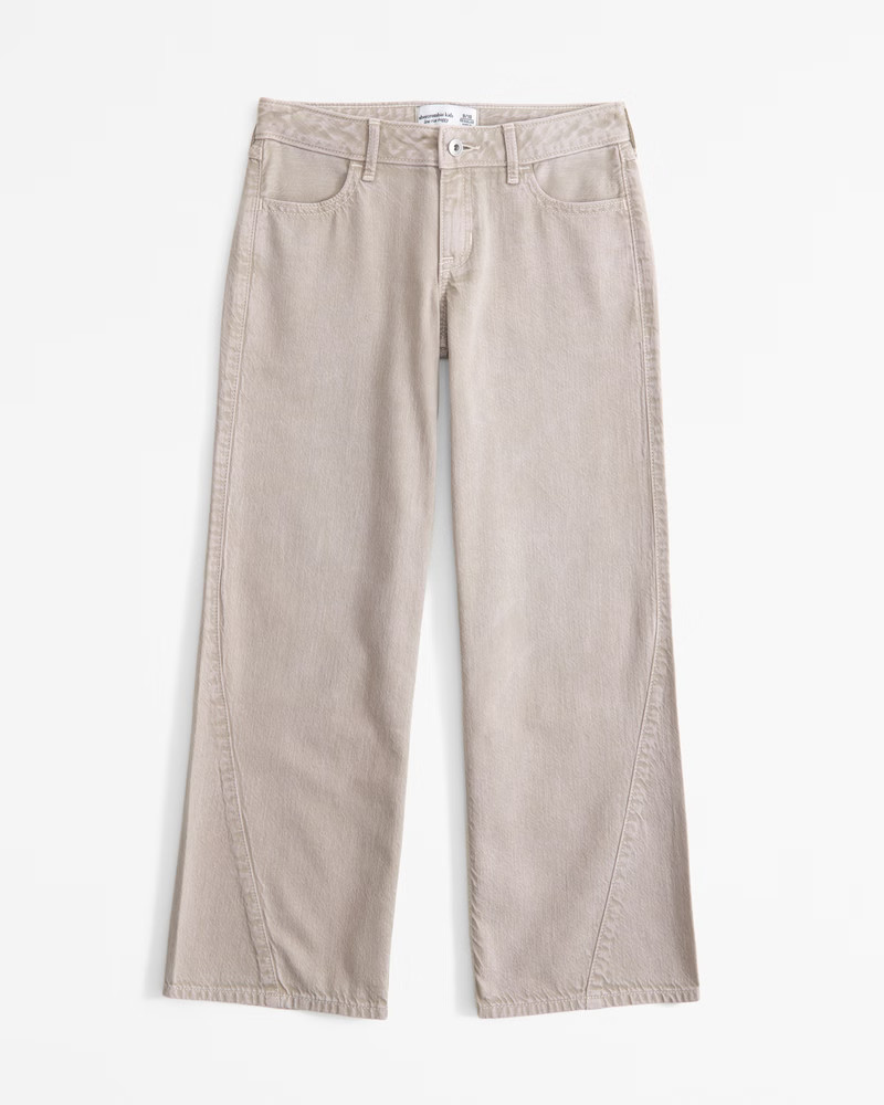 lightweight low rise baggy jeans | Abercrombie & Fitch (US)