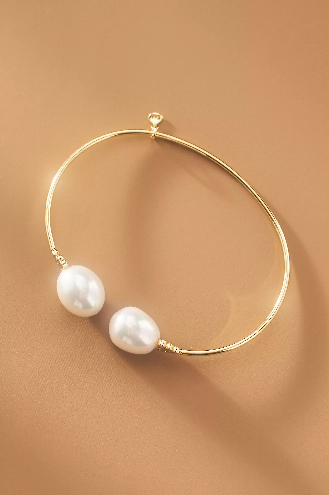 Double-Pearl Cuff Bracelet | Anthropologie (US)