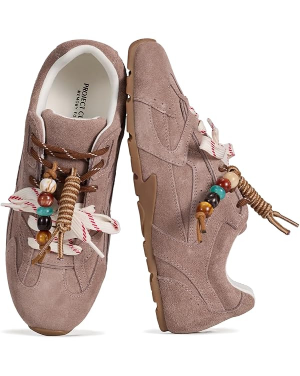 Project Cloud Leather Barefoot Shoes Women – Memory Foam Lace-Up Womens Sneakers – Lightweigh... | Amazon (US)