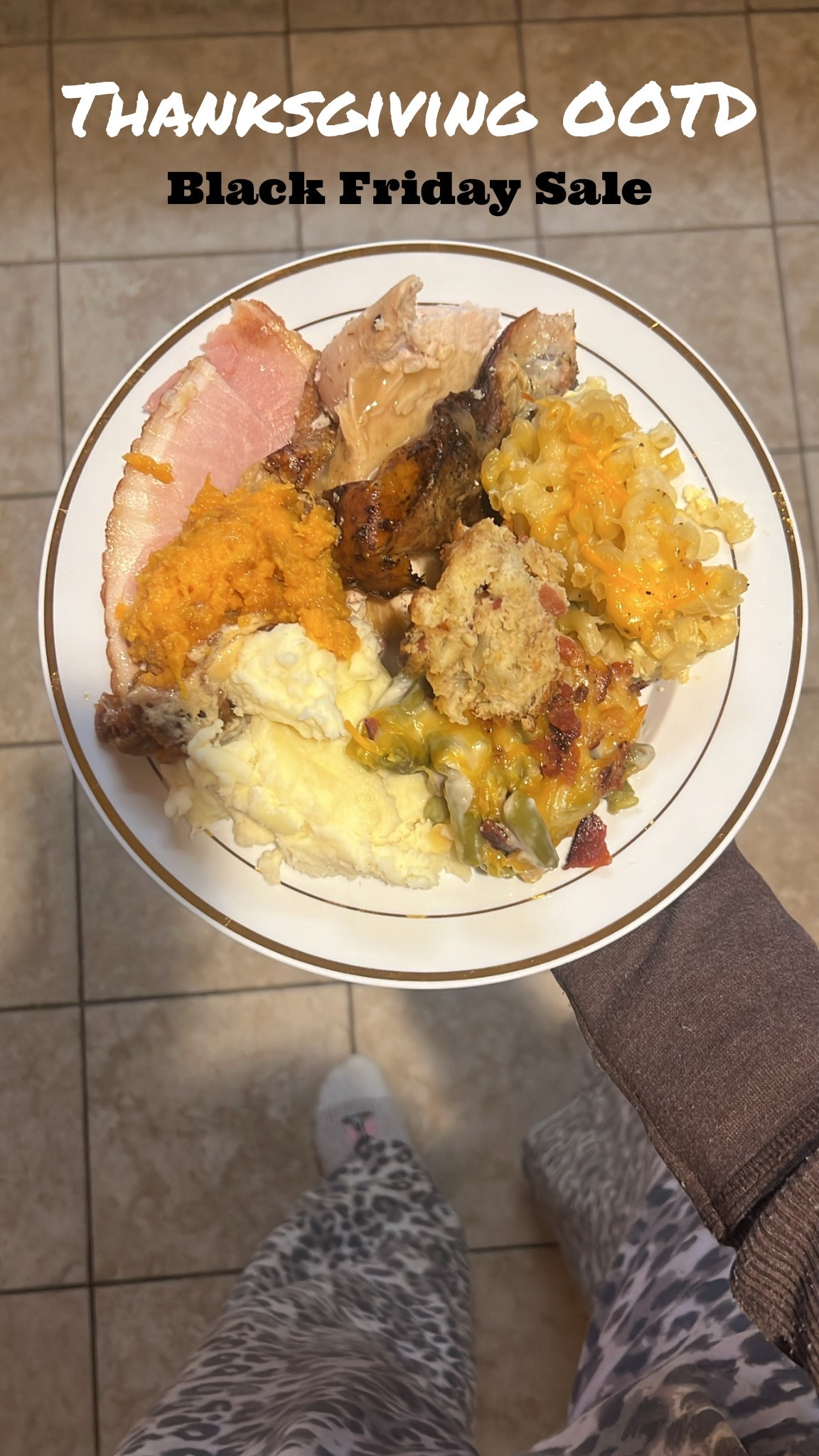 Thanksgiving OOTD, Black Friday Sale, Black Friday deals, Henley top, leopard trouser pants, Aerie bestseller @aerie #LaidbackLuxeLife

Top: M
Pants: M Long

Hey Beautiful! Feel free to comment on this post if you have any questions! 🫶🏽

Follow me for more fashion finds, beauty faves, lifestyle, home decor, sales and more! So glad you’re here!! XO, Karma#LTKCyberWeek 

#LTKGiftGuide #LTKOver40