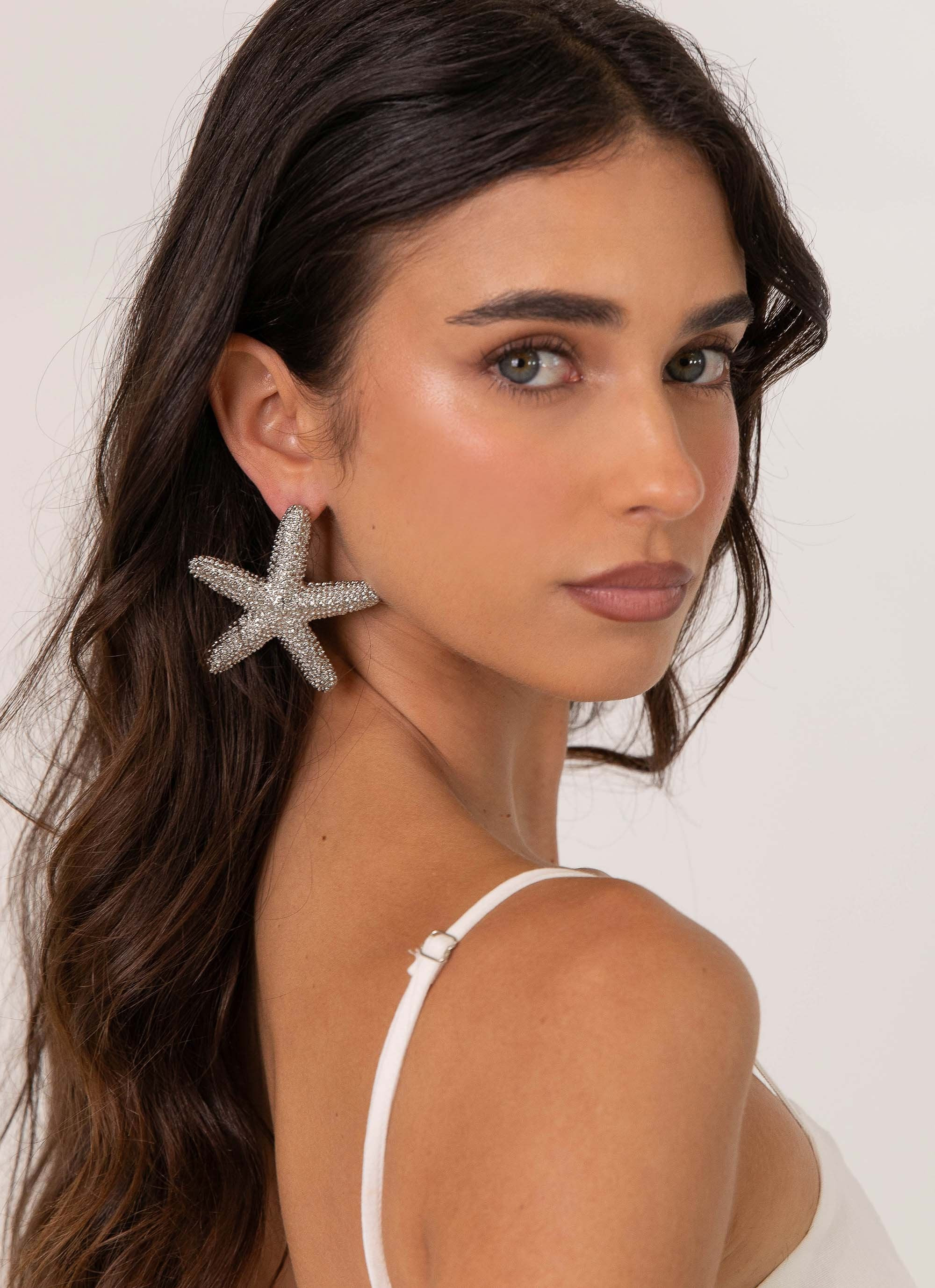 Geneve Starfish Earring - Silver | Peppermayo (Global)
