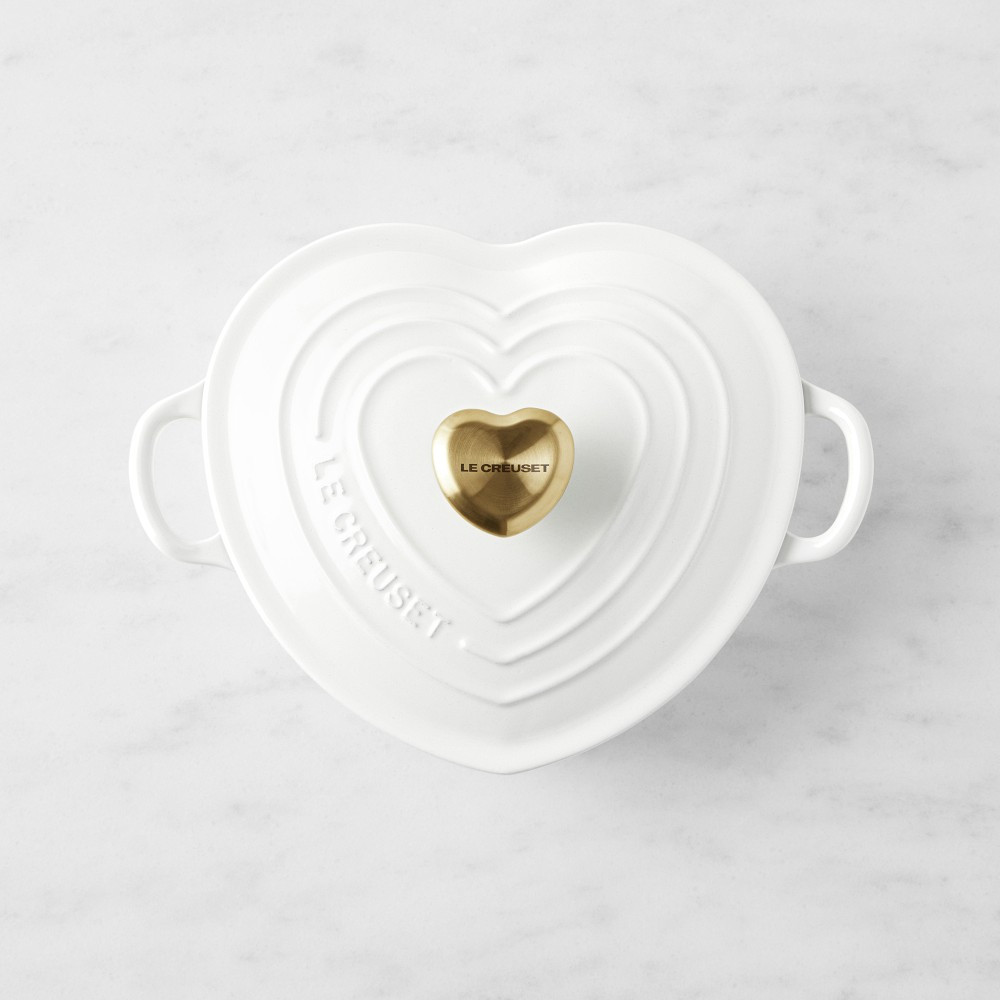 Le Creuset Enameled Cast Iron Shallow Heart Oven, 1 1/4-Qt. | Williams-Sonoma