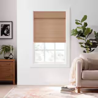 Bamboo Natural Cordless Light Filtering Privacy Bamboo Roman Shade 36 in. W x 72 in. L | The Home Depot