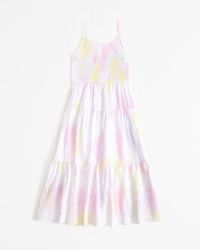 girls smocked embroidered maxi dress | girls dresses & rompers | Abercrombie.com | Abercrombie & Fitch (US)