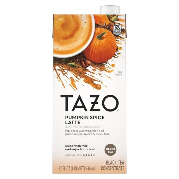 Tazo Chai Pumpkin Spice Latte Tea Concentrate - 32 fl oz | Target