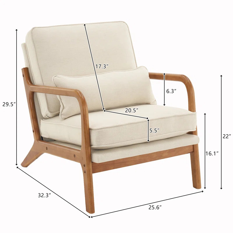 Upholstered Armchair | Wayfair North America