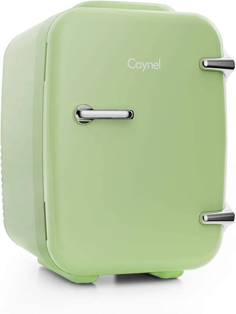CAYNEL Mini Fridge Portable Thermoelectric 4 Liter Cooler and Warmer for Skincare, Eco Friendly B... | Amazon (US)