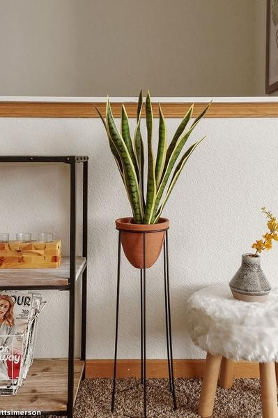 Terracotta Floor Plant Stand - 24.75" | Afloral (US)