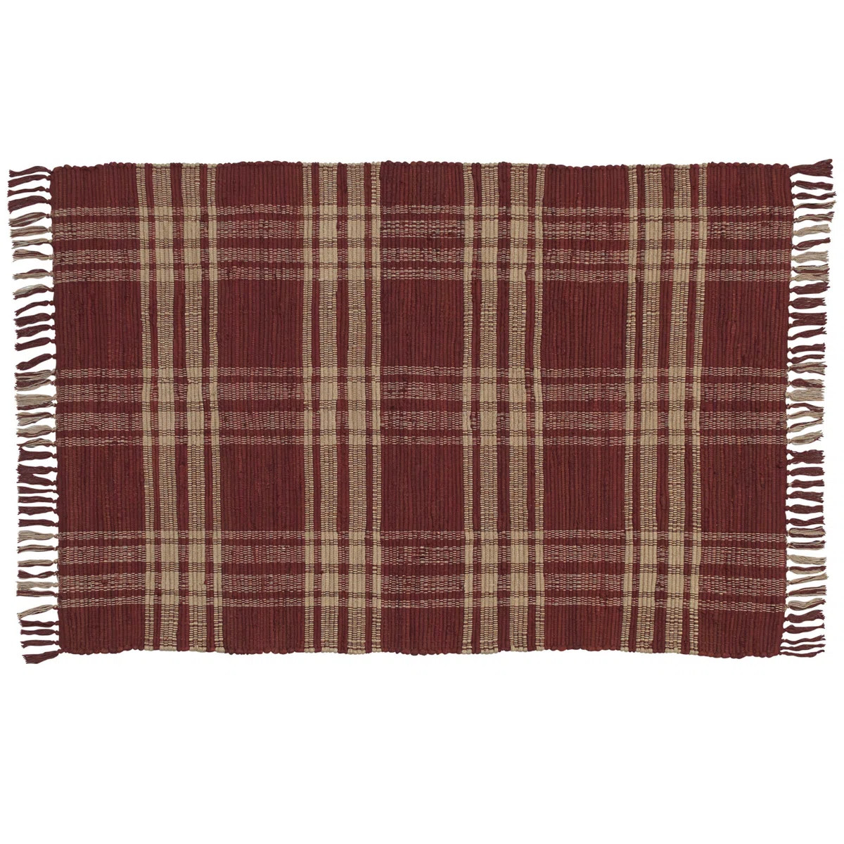 Millwood Pines Sturbridge Rag Rug - Wine | Wayfair | Wayfair North America