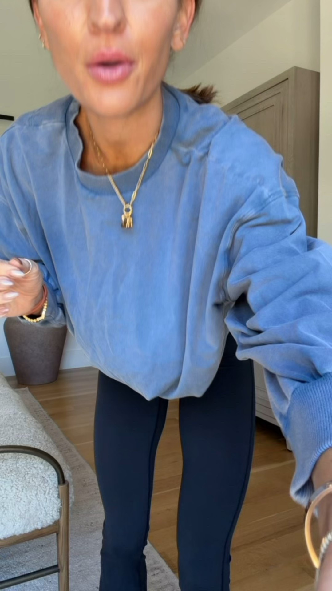 this bubble hem sweatshirt might be my fave find!! 🩵 such a cute fit and still lightweight enough to wear before temps drop! 🙌🏼

#LTKFindsUnder50 #LTKSaleAlert