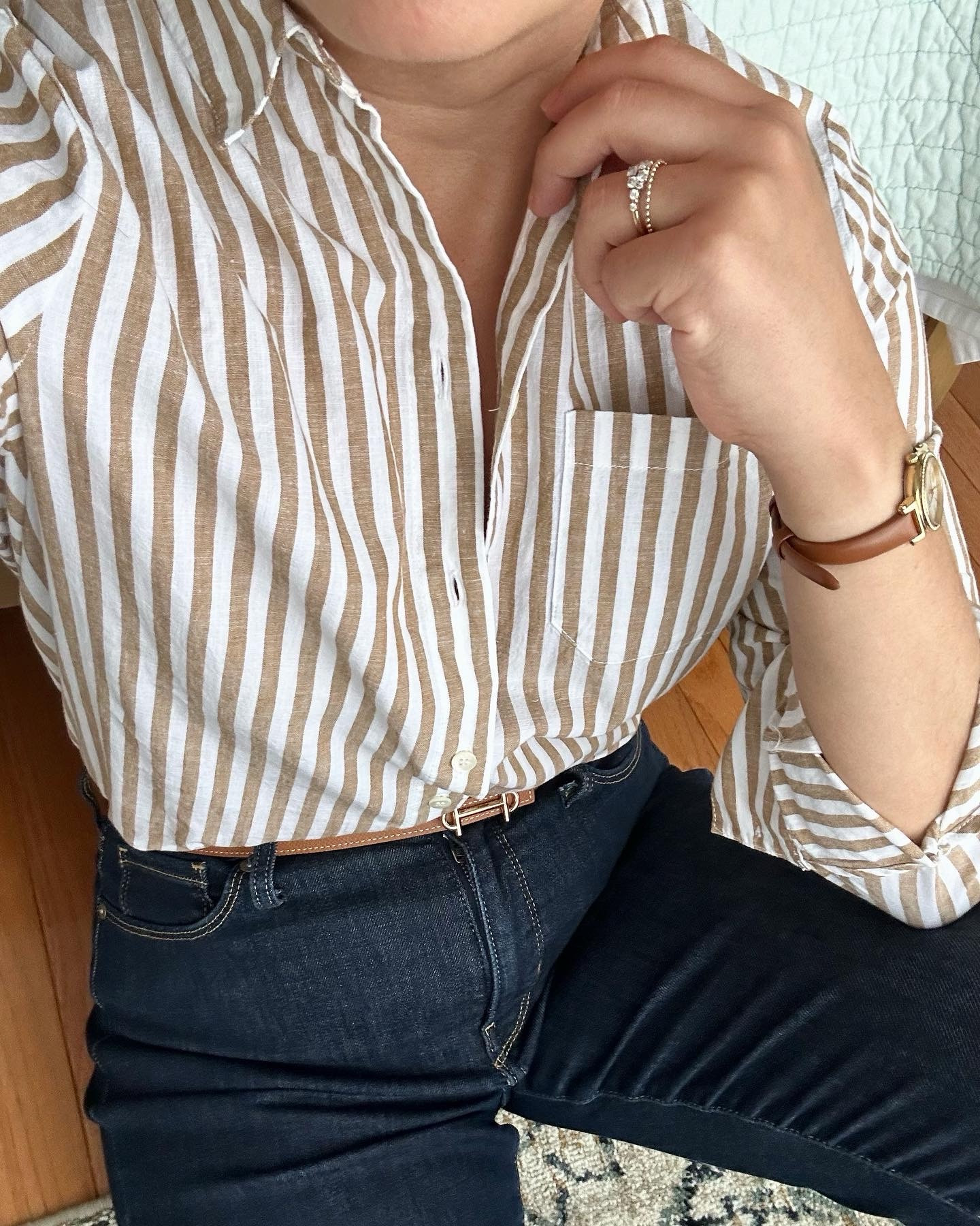 Stripes never fail! Wearing shirt size 36/4US TTS

#LTKGiftGuide #LTKSeasonal #LTKU