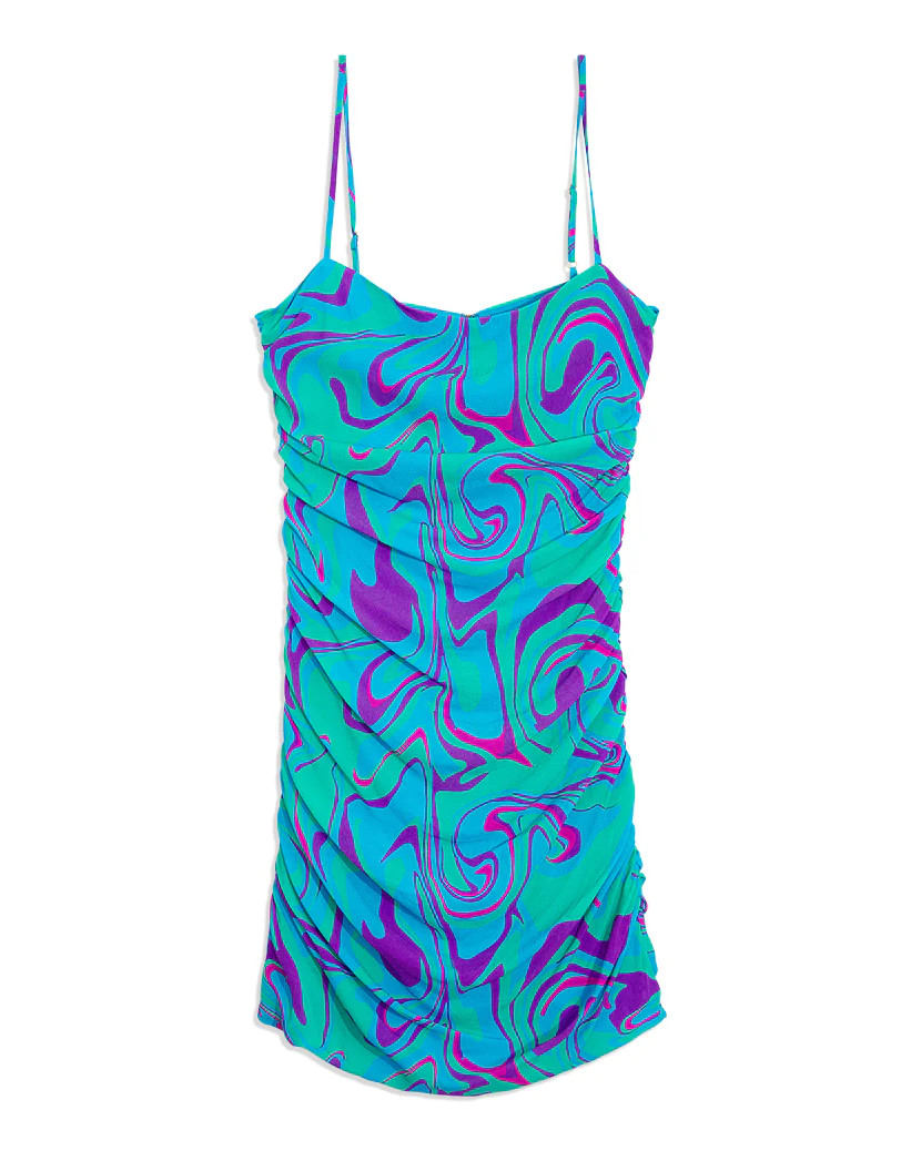 Ronnie Paradise Marble Dress - S Ocean Blue | We Wore What