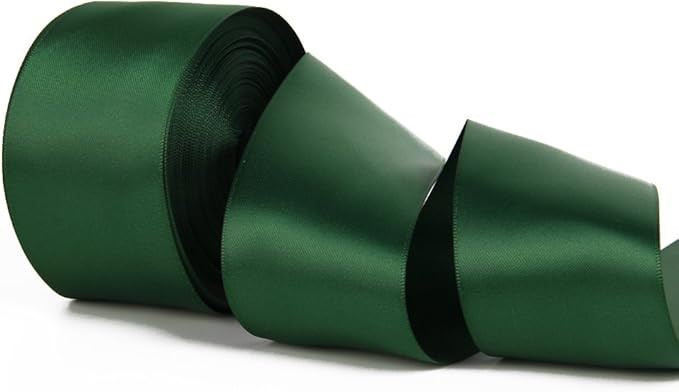Double Face Satin Ribbon 20 Yards for Party Wedding Home Decoration Handmade Craft (3" Wide, 587 ... | Amazon (US)