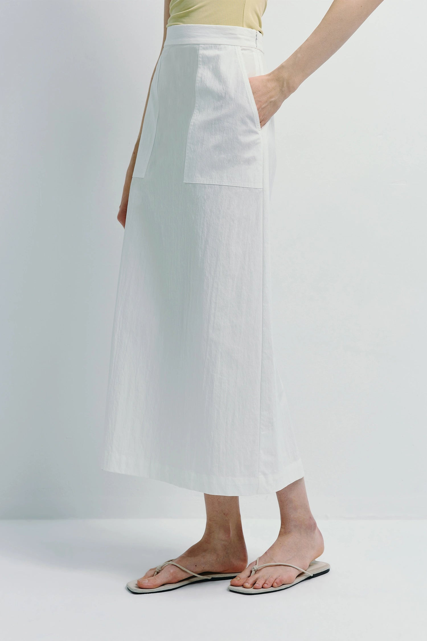 Savoie Crinkled Poplin Skirt | Rue Sophie | Rue Sophie