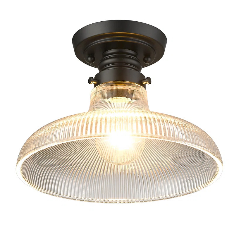 Penelope Glass Semi Flush Mount | Wayfair North America