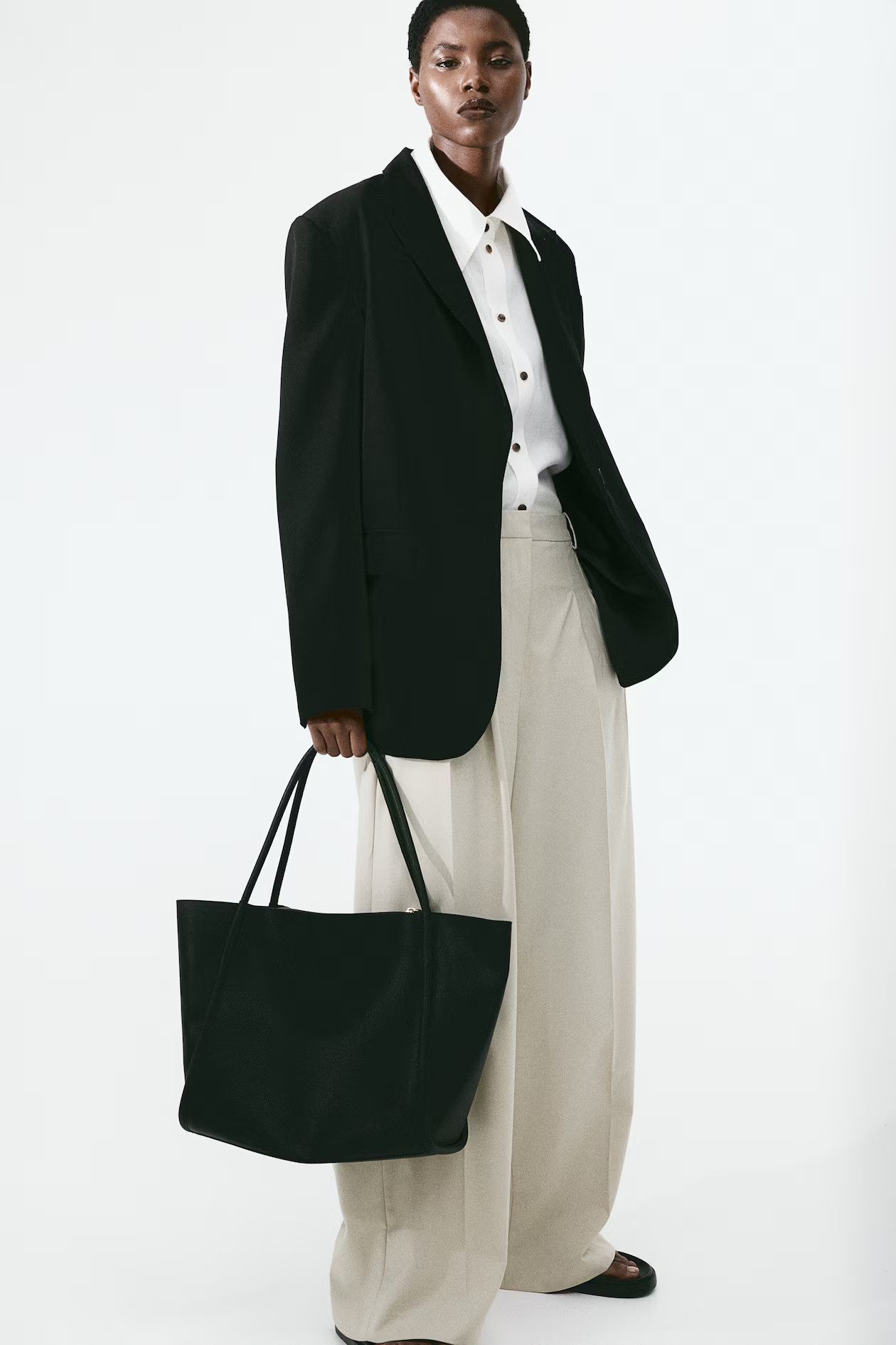 Weite Hose - Hellbeige - Ladies | H&M AT | H&M (DE, AT, CH, NL, FI)