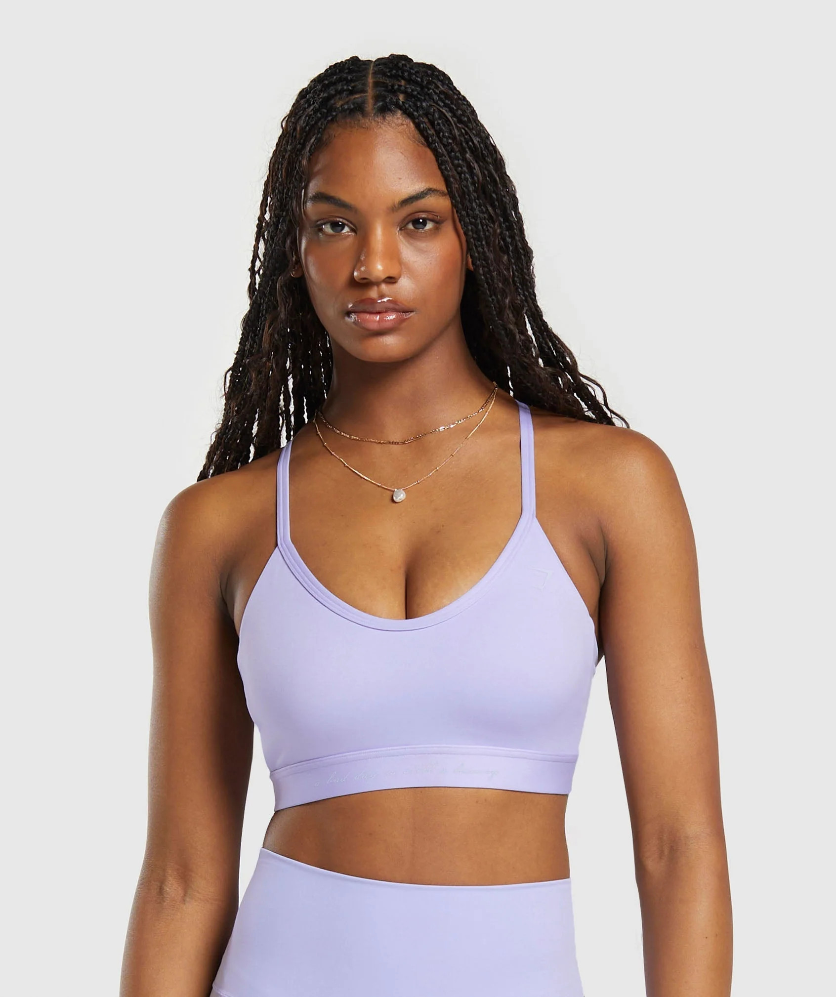 Gymshark GS x Libby Sports Bra - Powdered Lilac | Gymshark US
