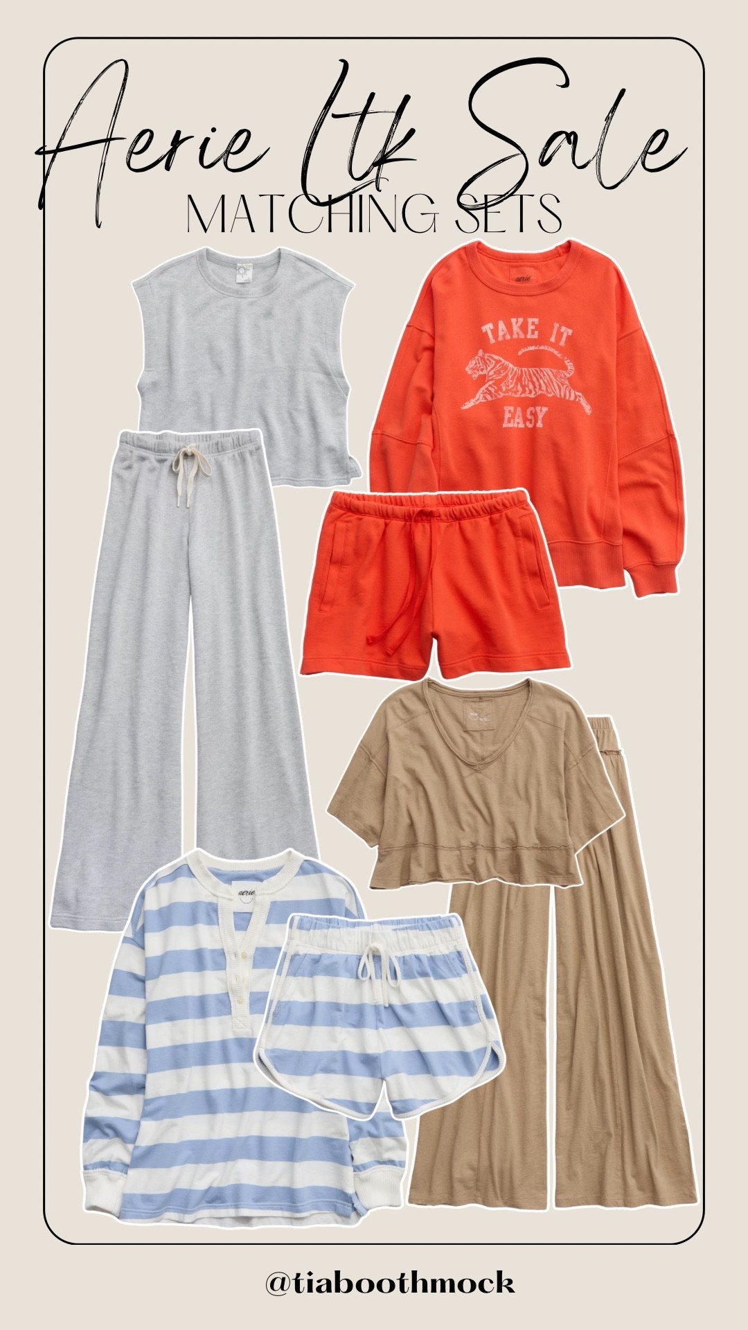 Loving these matching sets from @Aerie! Shop 20% off new arrivals in the LTK app thru 4/25! 

#LTKSaleAlert #LTKSeasonal #LTKootd