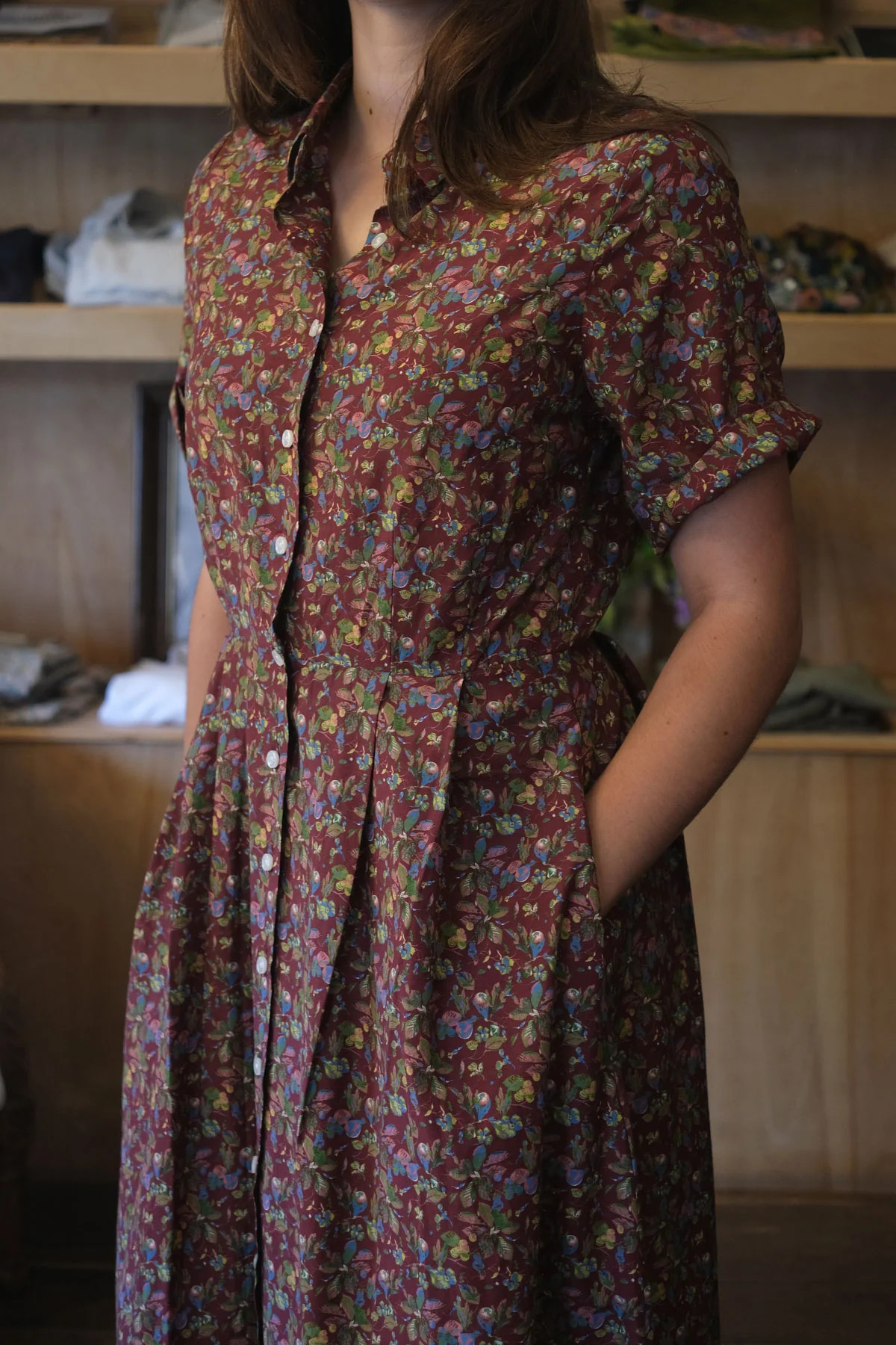 Aster Dress Brandied Pear | TROVATA