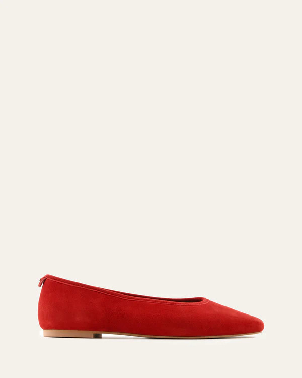 SERENA CASUAL FLATS CHILLI SUEDE | Jo Mercer (AU)