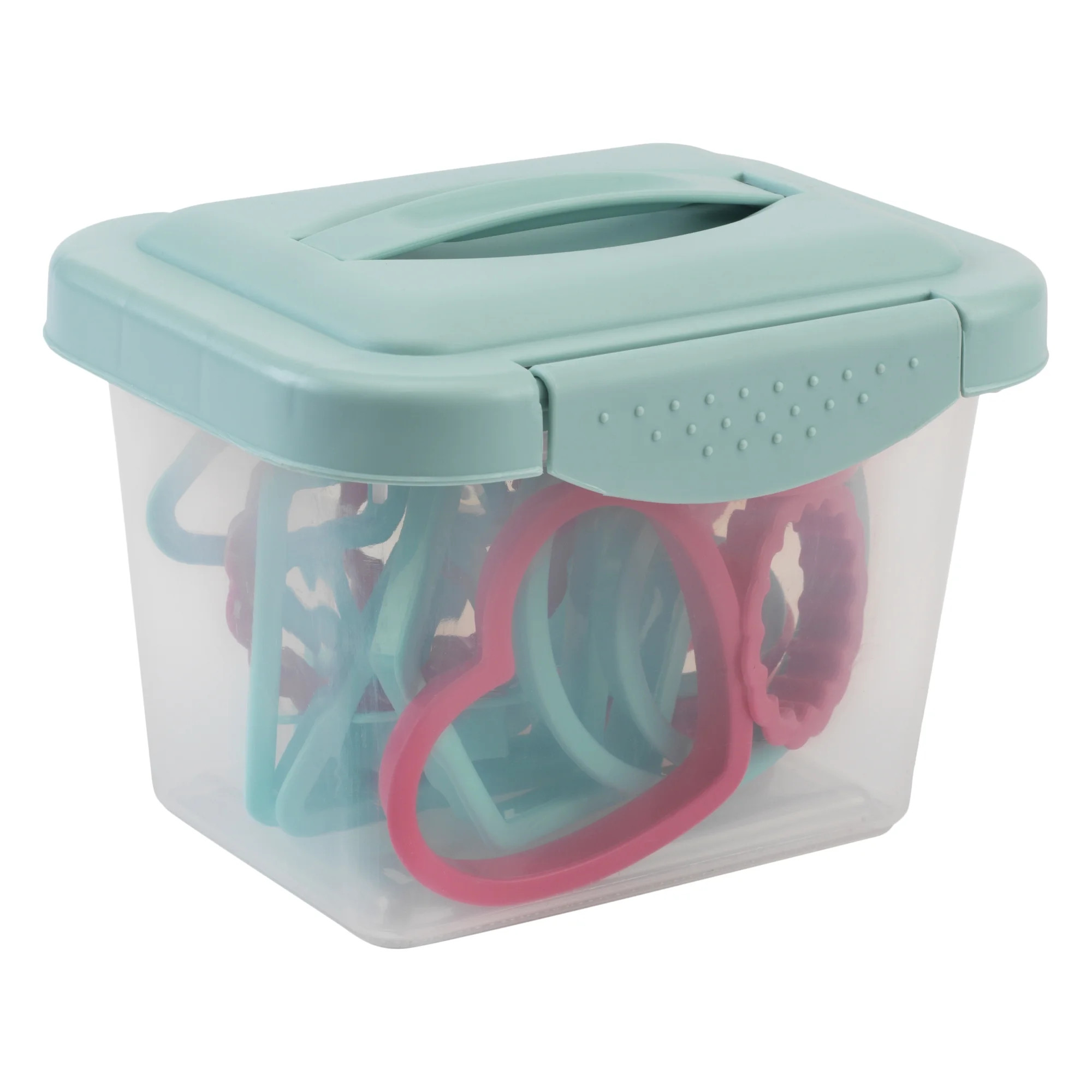 Goodcook 15-Piece Assorted Cookie Cutter Set with Storage Container, Blue/Red - Walmart.com | Walmart (US)