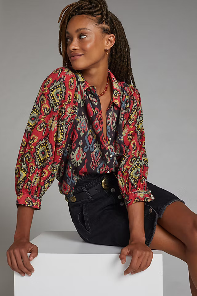 Paisley Buttondown | Anthropologie (US)