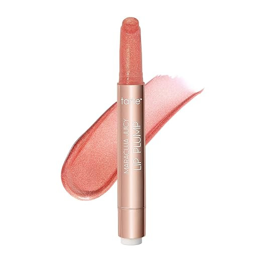 tarte maracuja juicy shimmer glass lip plump – Hydrating & Volumizing Lip Gloss Balm with Hyalu... | Amazon (US)