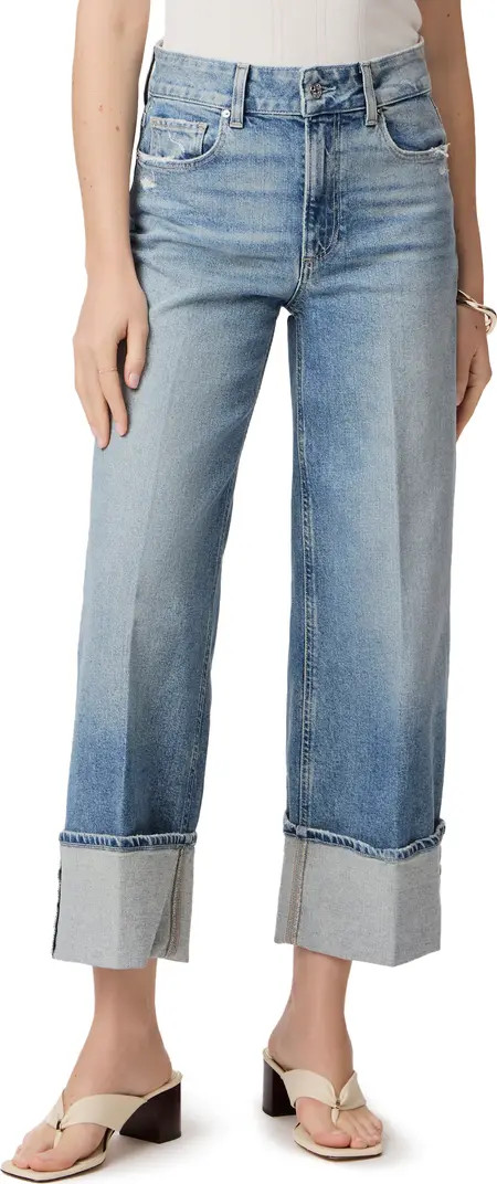 Sasha Cuffed High Waist Wide Leg Jeans | Nordstrom Rack