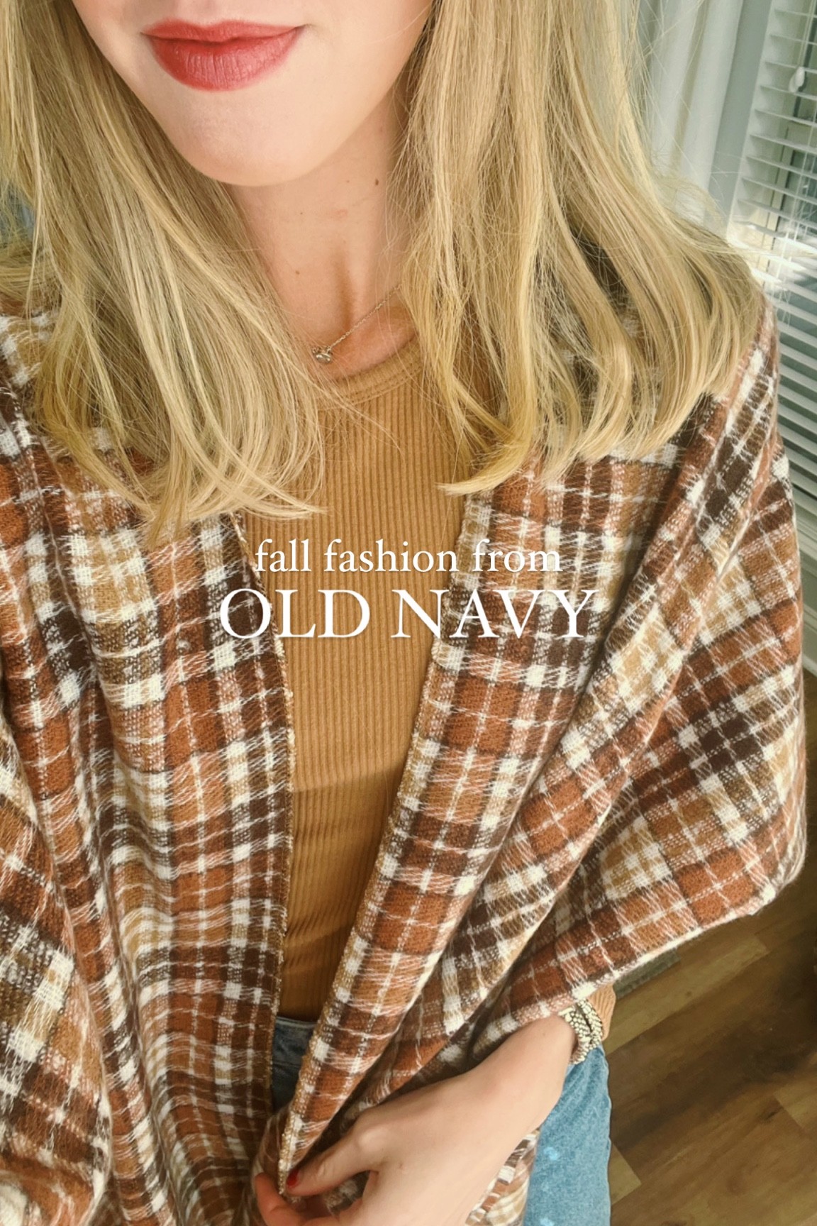 Old navy fall outfit!

The cover photo for the poncho is not pulling up correctly. Click and scroll colors to find this brown one 🤎