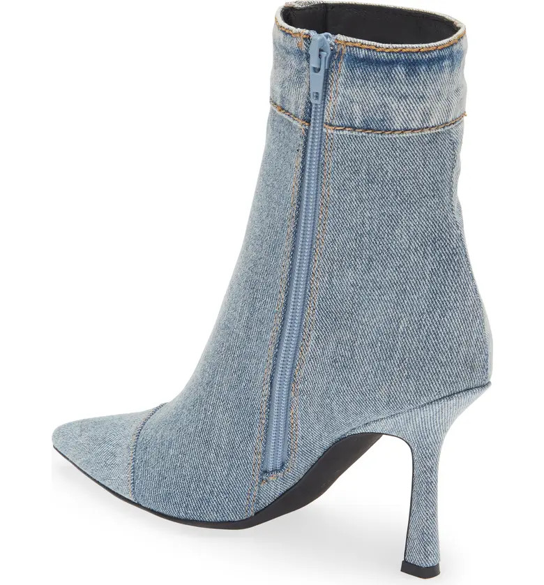 Finitely Denim Pointed Toe Bootie | Nordstrom