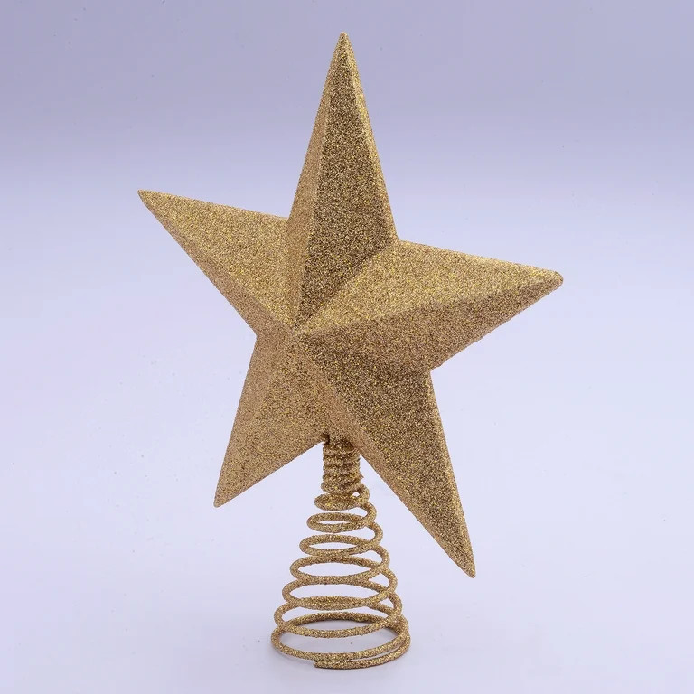 Gold Star Christmas Tree Topper, 10 in, by Holiday Time | Walmart (US)