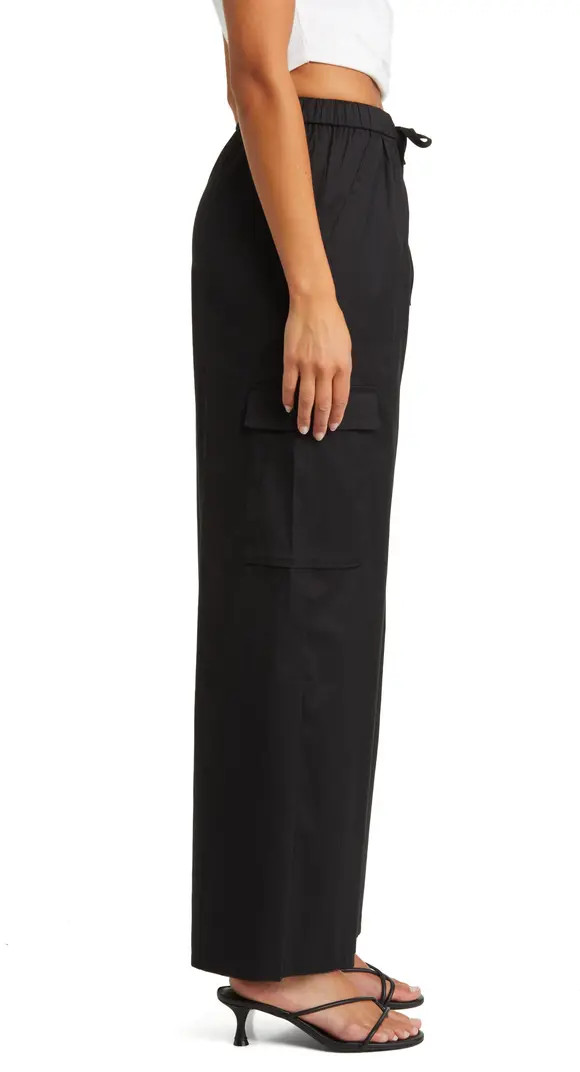 Cotton Blend Drawstring Cargo Pants | Nordstrom