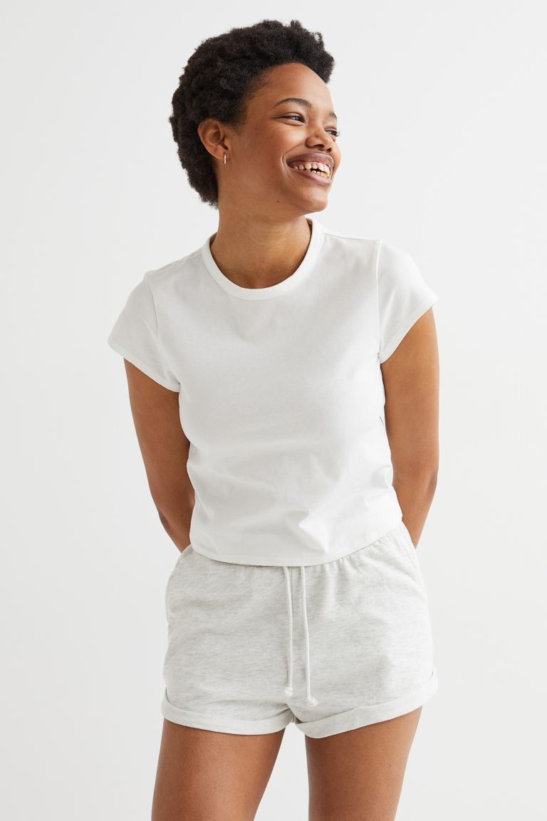 Cotton Jersey T-shirt | H&M (US + CA)