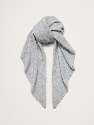Brushed Wool-Cashmere Triangle Scarf | Banana Republic (US)