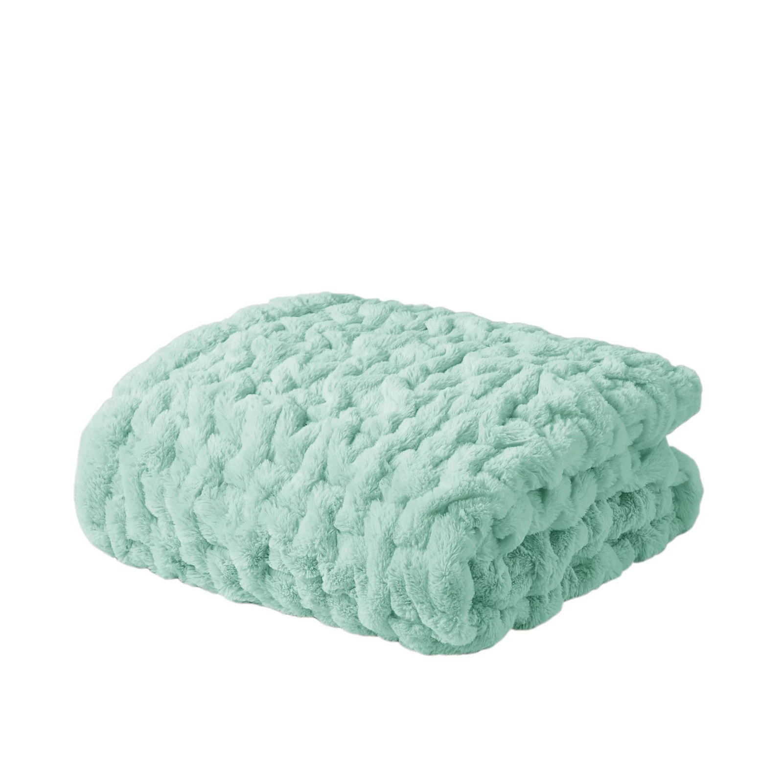 Madison Park Ultra Soft Ruched Faux Fur Throw Blanket | Kohl's