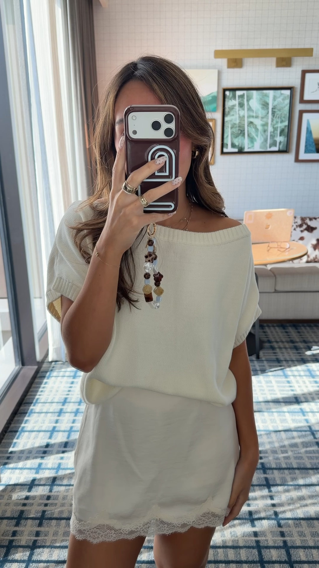 Small sweater xs skort