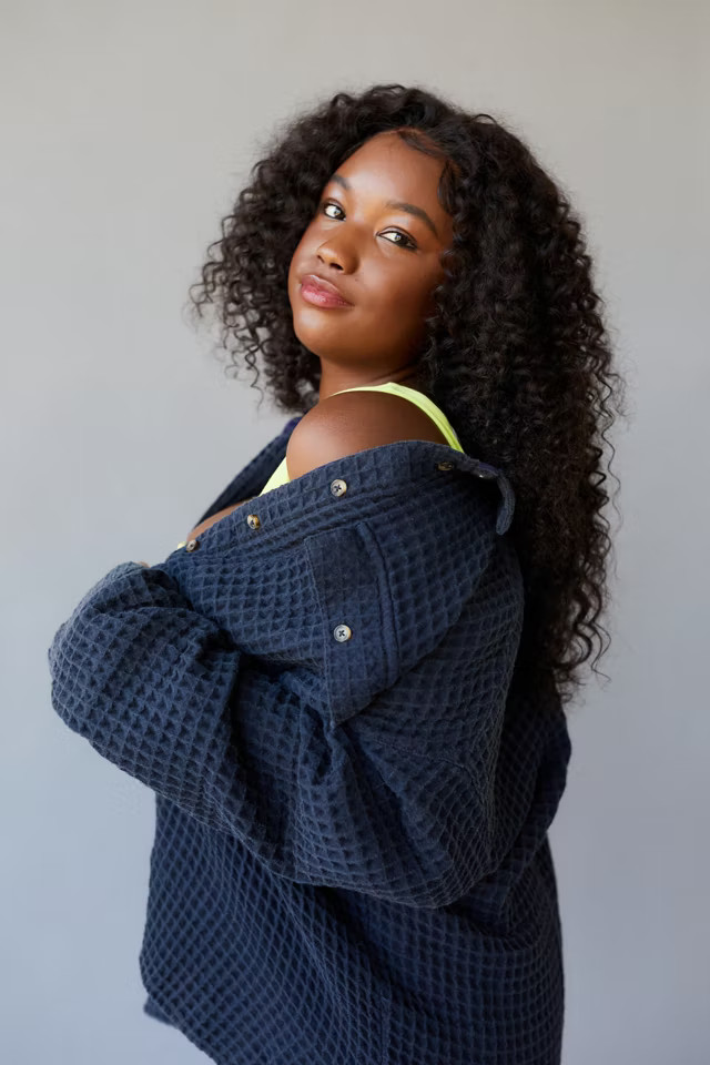 BDG Stanley Waffle Button-Down Top | Urban Outfitters (US and RoW)