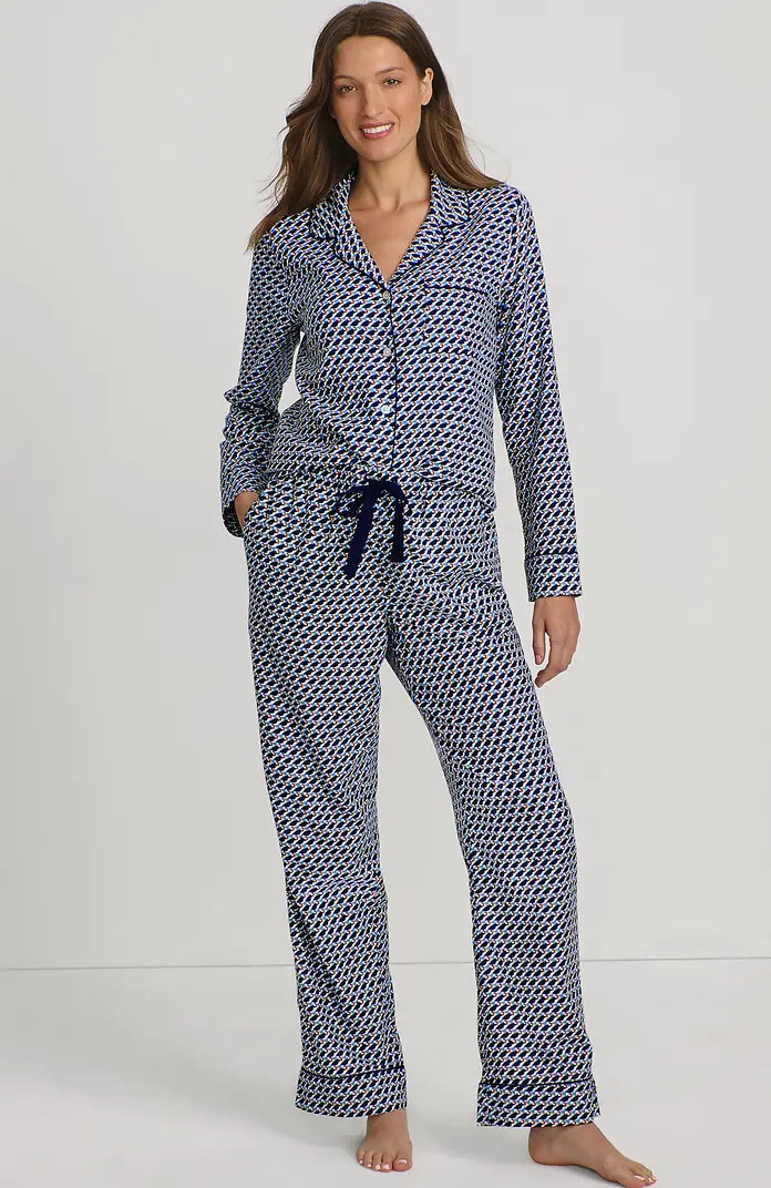 Drapey Flannel 2 Piece Pajama Set - Top and Pants | Nordstrom