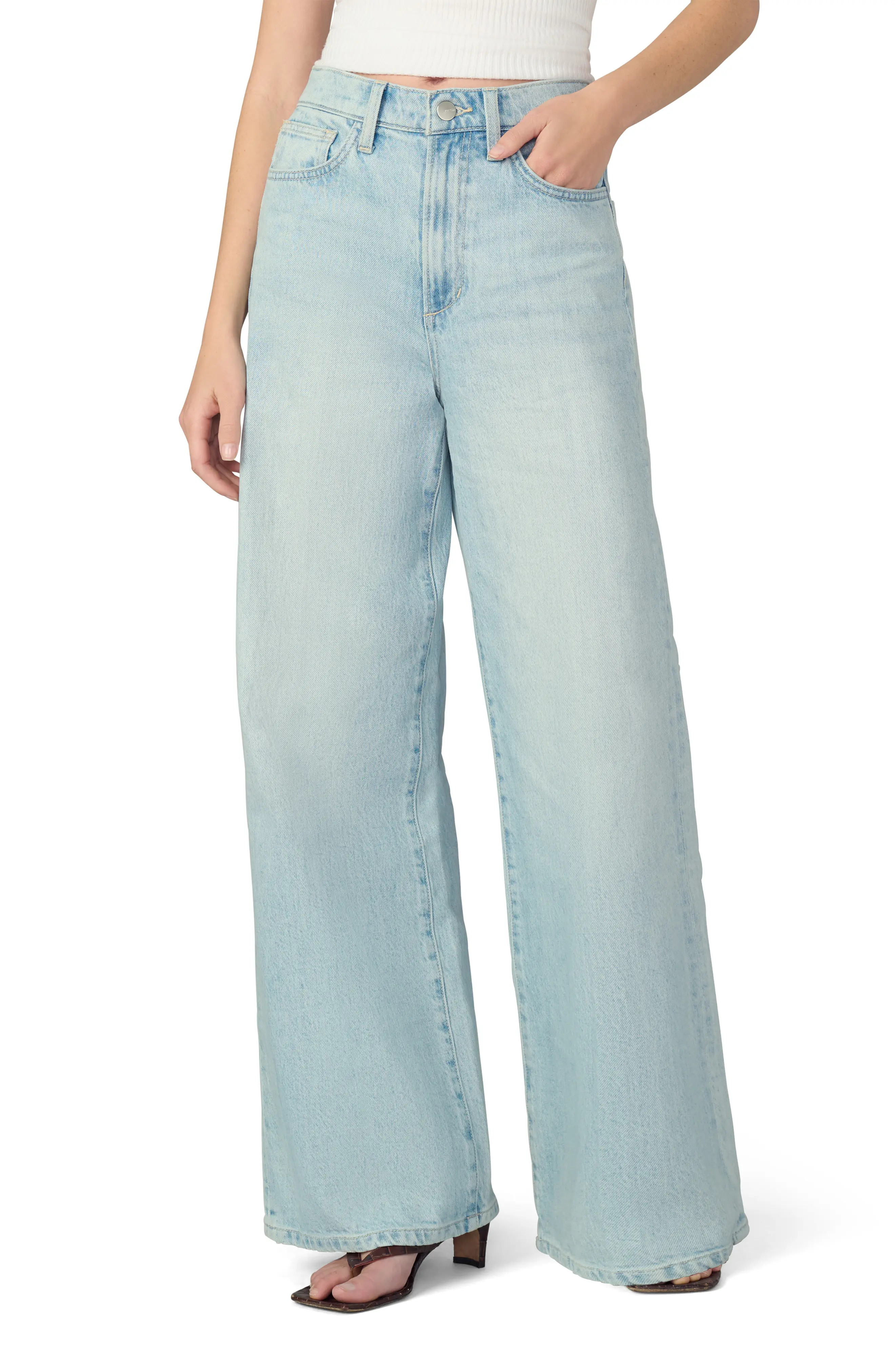 The Mia High Waist Wide Leg Jeans (Women) | Nordstromrack | Nordstrom Rack
