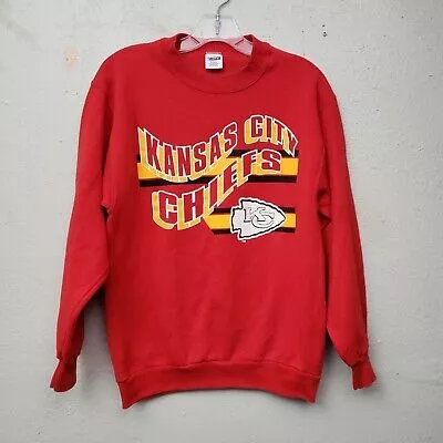 Vintage Kansas City Chiefs Trench Sweatshirt Size XL USA NFL