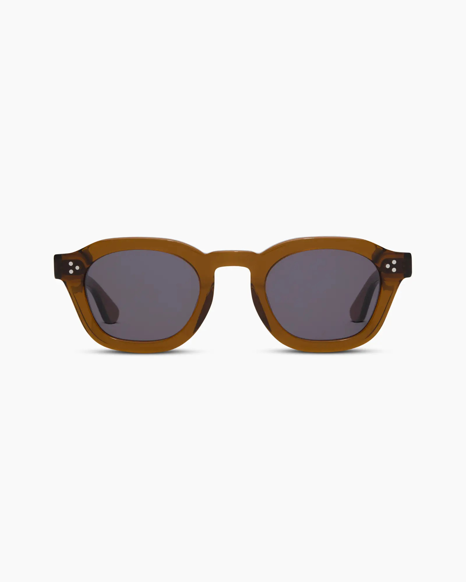 Maldives Polarized Acetate Sunglasses in Clear Spice with Grey lens | Quince