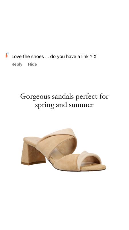 Here is my most requested sandals, perfect for spring and summer. Runs true to size. 



#LTKSeasonal #LTKshoecrush #LTKstyletip