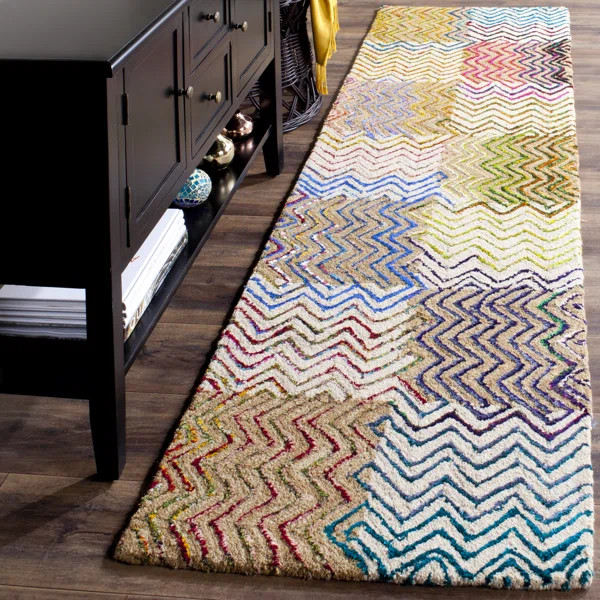 Anaheim Handmade Beige/Brown Rug | Wayfair North America