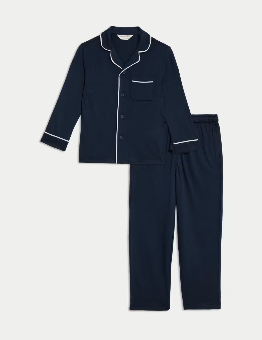 Kids' Piping Family Christmas Pyjamas (1-16 Yrs) | Marks & Spencer (UK)