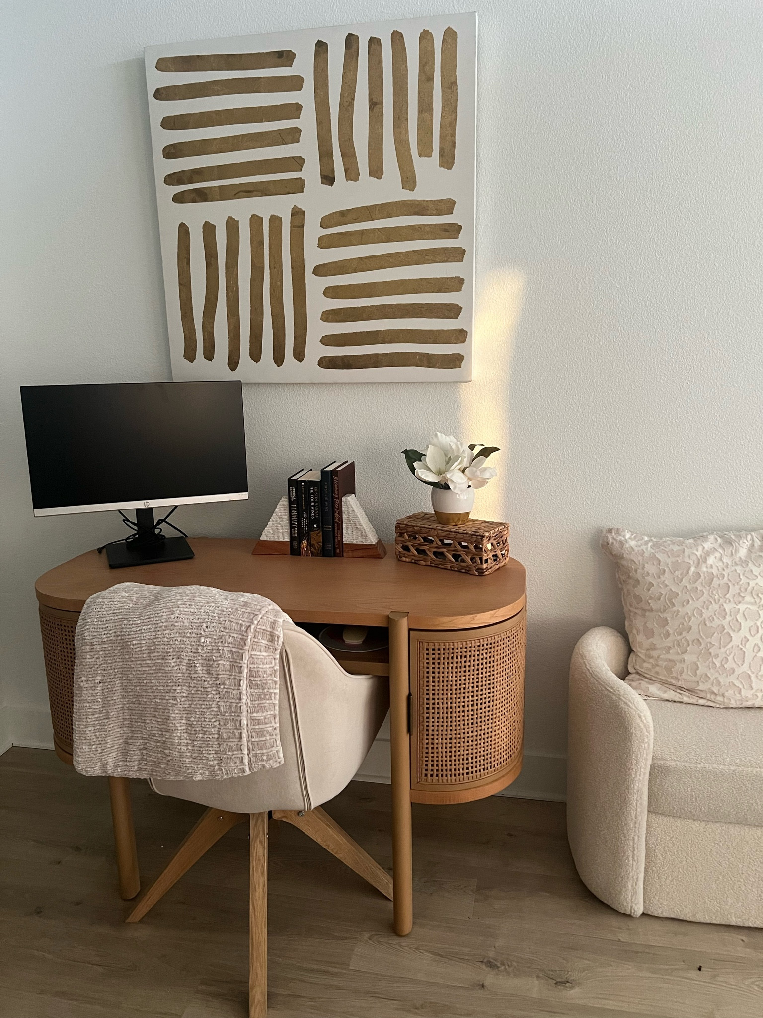 Loving my new desk from Target! Super functional, but looks really cute in my living room. Matches my coastal vibe perfectly!

#LTKHome