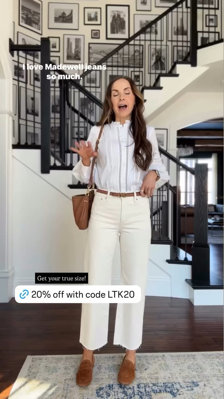 @Madewell jeans! Get your true size, I am in a 26

#LTKootd #LTKxMadewell