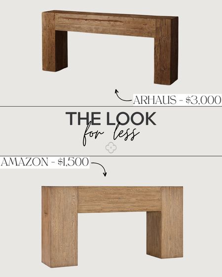 Get the Arhaus Ubud console table look for less with this find! 

Amazon, Rug, Home, Console, Amazon Home, Amazon Find, Look for Less, Living Room, Bedroom, Dining, Kitchen, Modern, Restoration Hardware, Arhaus, Pottery Barn, Target, Style, Home Decor, Summer, Fall, New Arrivals, CB2, Anthropologie, Urban Outfitters, Inspo, Inspired, West Elm, Console, Coffee Table, Chair, Pendant, Light, Light fixture, Chandelier, Outdoor, Patio, Porch, Designer, Lookalike, Art, Rattan, Cane, Woven, Mirror, Arched, Luxury, Faux Plant, Tree, Frame, Nightstand, Throw, Shelving, Cabinet, End, Ottoman, Table, Moss, Bowl, Candle, Curtains, Drapes, Window, King, Queen, Dining Table, Barstools, Counter Stools, Charcuterie Board, Serving, Rustic, Bedding, Hosting, Vanity, Powder Bath, Lamp, Set, Bench, Ottoman, Faucet, Sofa, Sectional, Crate and Barrel, Neutral, Monochrome, Abstract, Print, Marble, Burl, Oak, Brass, Linen, Upholstered, Slipcover, Olive, Sale, Fluted, Velvet, Credenza, Sideboard, Buffet, Budget Friendly, Affordable, Texture, Vase, Boucle, Stool, Office, Canopy, Frame, Minimalist, MCM, Bedding, Duvet, Looks for Less

#LTKSeasonal #LTKhome #LTKFind