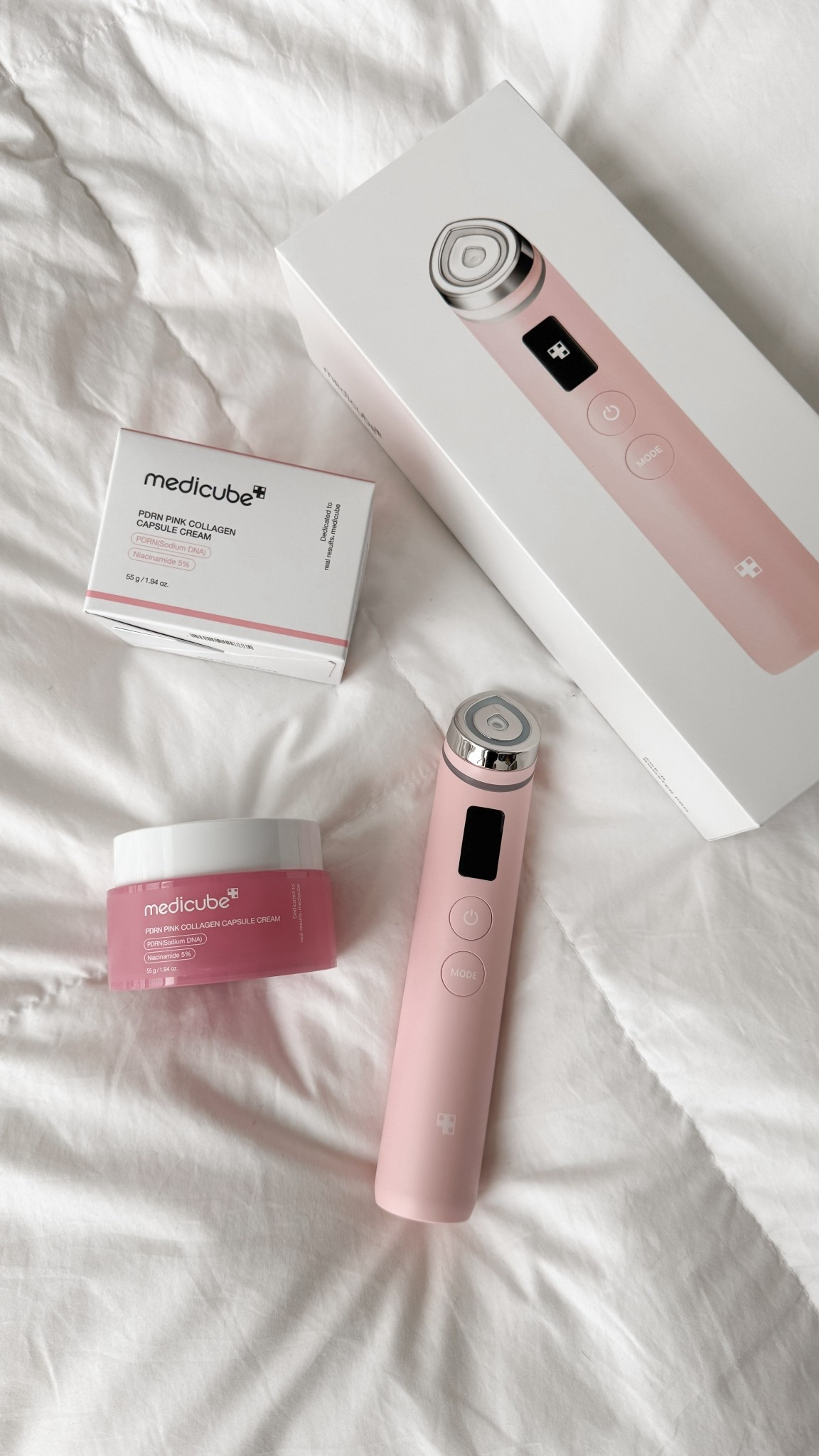 perfect combo for glass skin - medicube glass glow age r booster pro in pink

#LTKFindsUnder100 #LTKBeauty #LTKWedding